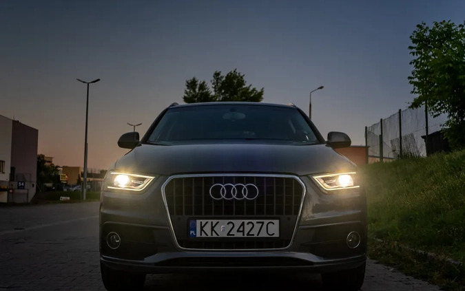 Audi Q3 cena 64200 przebieg: 163994, rok produkcji 2014 z Kraków małe 529